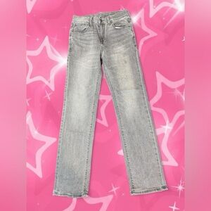 Classic Straight-Leg Gray Kids’ Jeans